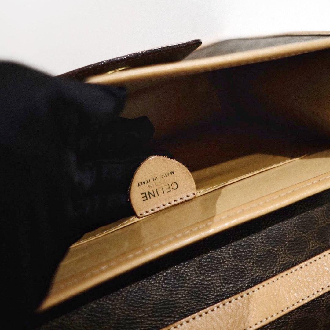 Celine vintage macadam crossbody bag