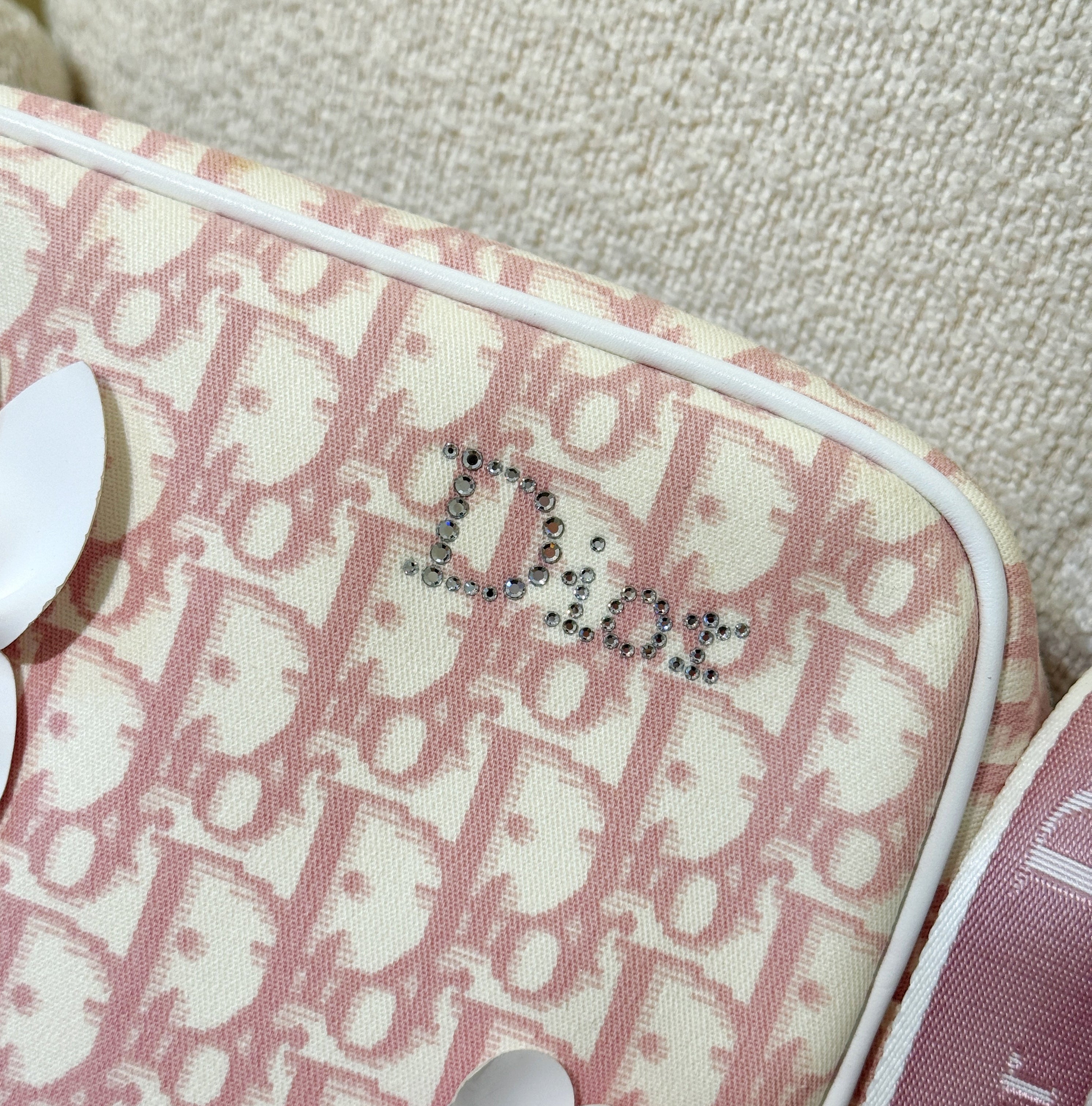 Christian Dior Girly Chic Floral No.1 Trotter Crossbody Bag – Moka