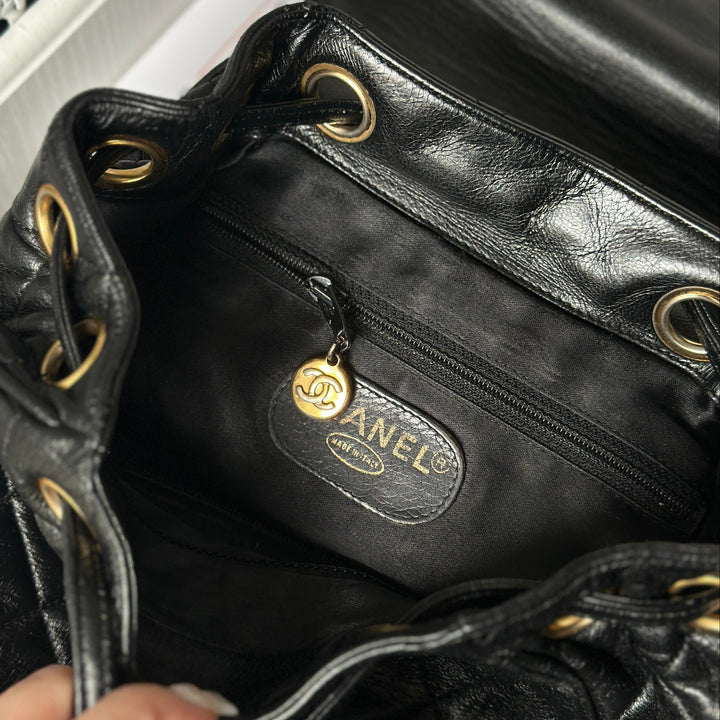 Chanel vintage CC mini backpack