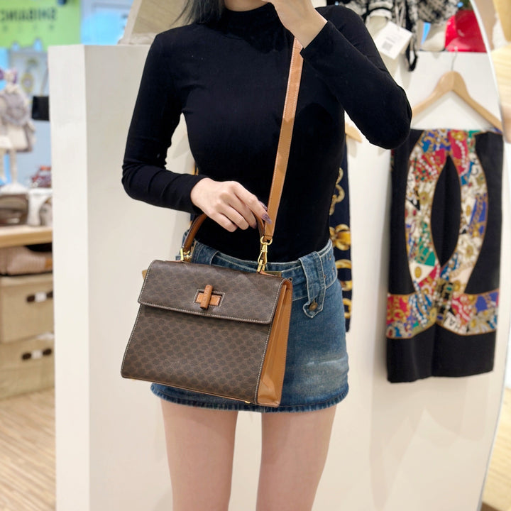 Celine vintage 2way kelly bag