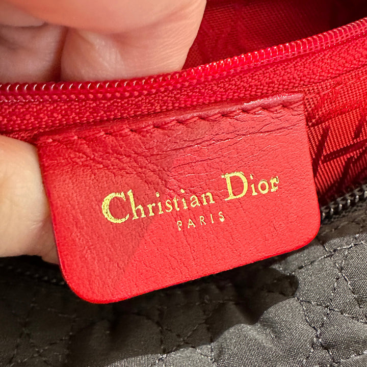 Lady dior vintage nylon handbag