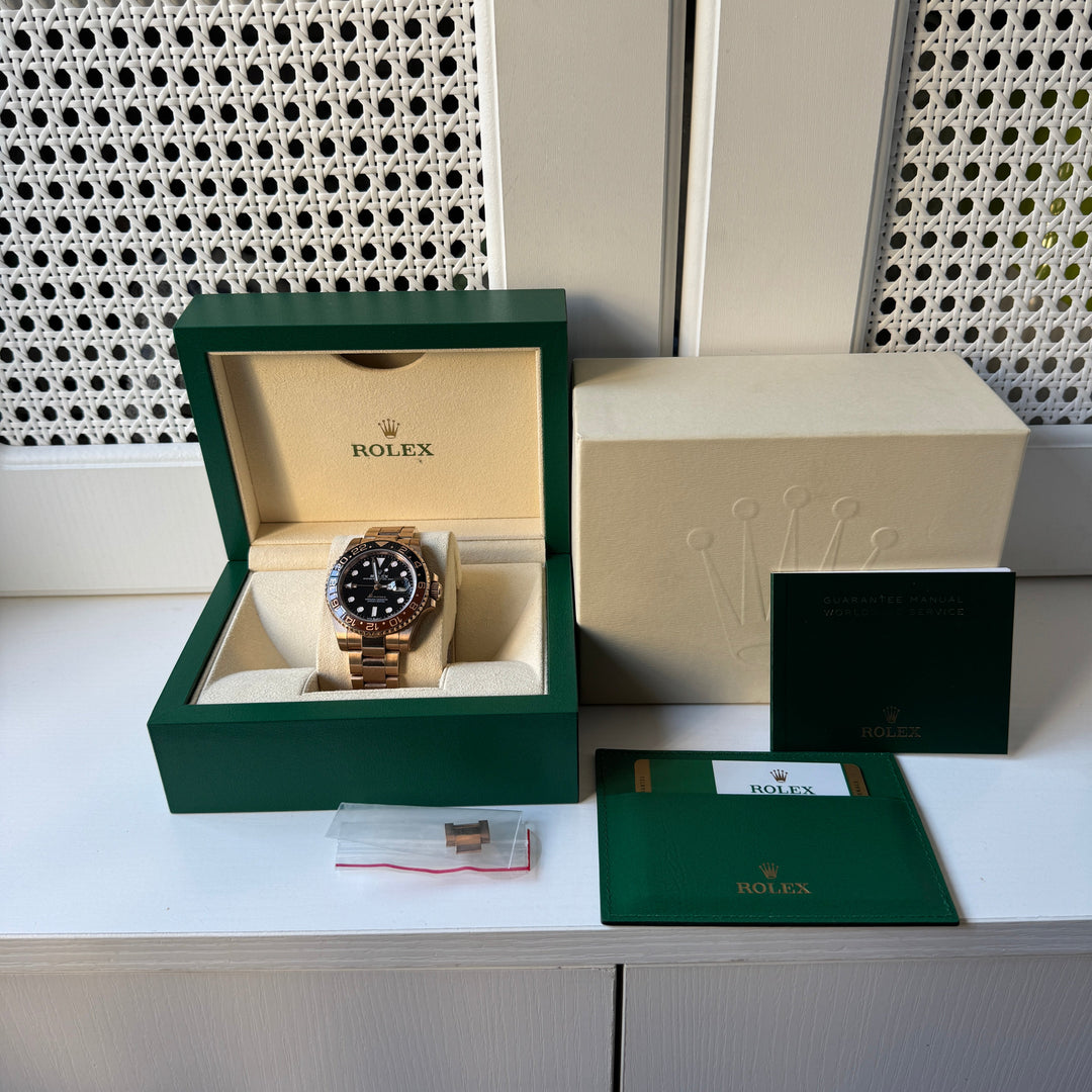 Rolex GMT-Master II 126715 CHNR 全玫瑰金沙士