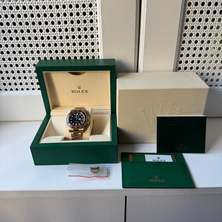 Rolex GMT-Master II 126715 CHNR 全玫瑰金沙士