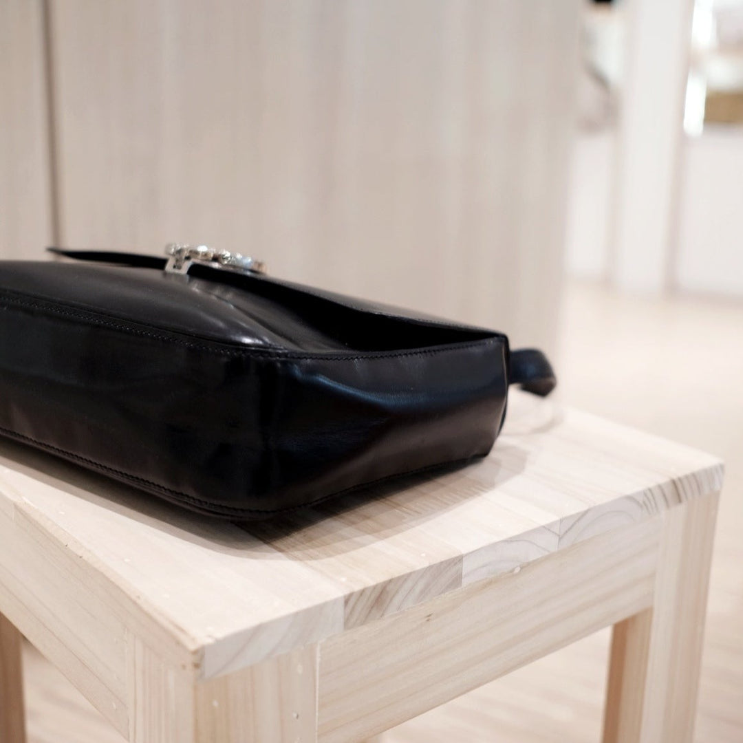 Cartier vintage panther logos shoulder bag