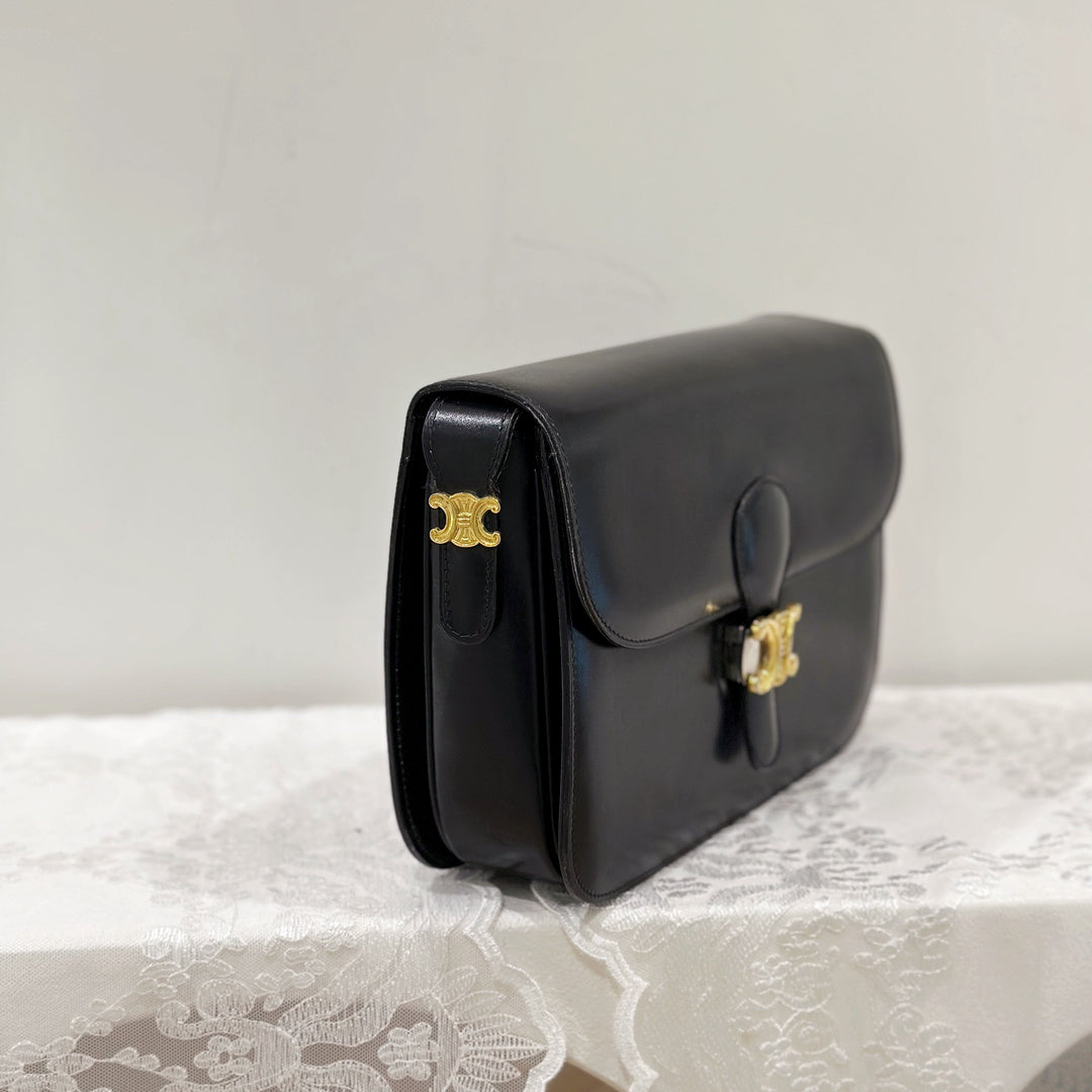 Celine vintage triomphe box bag