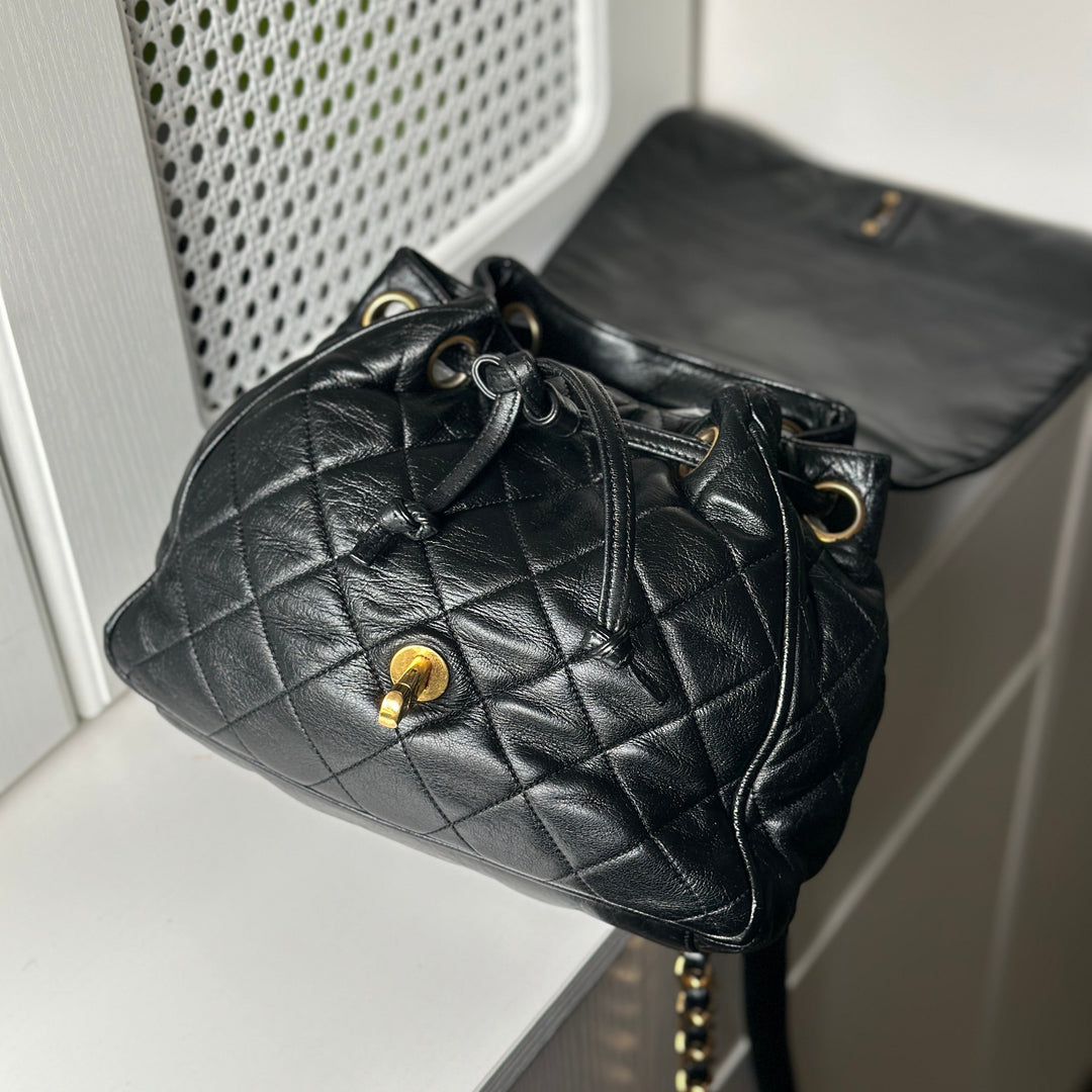 Chanel vintage CC mini backpack