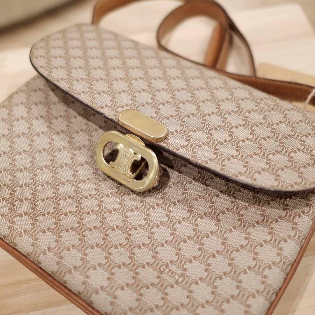 Celine vintage macadam 2way bag