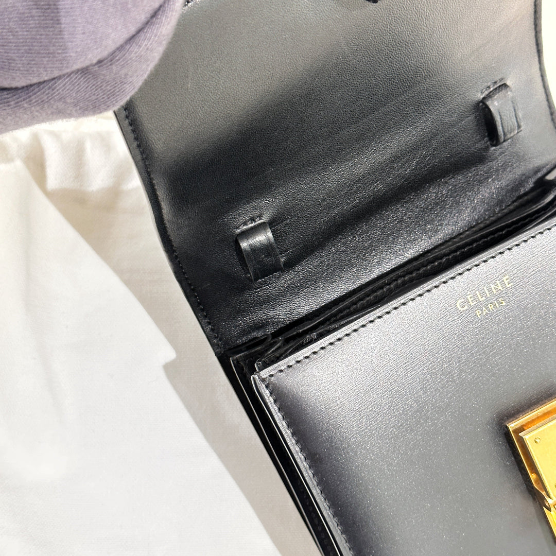 Celine classic box teen （black）