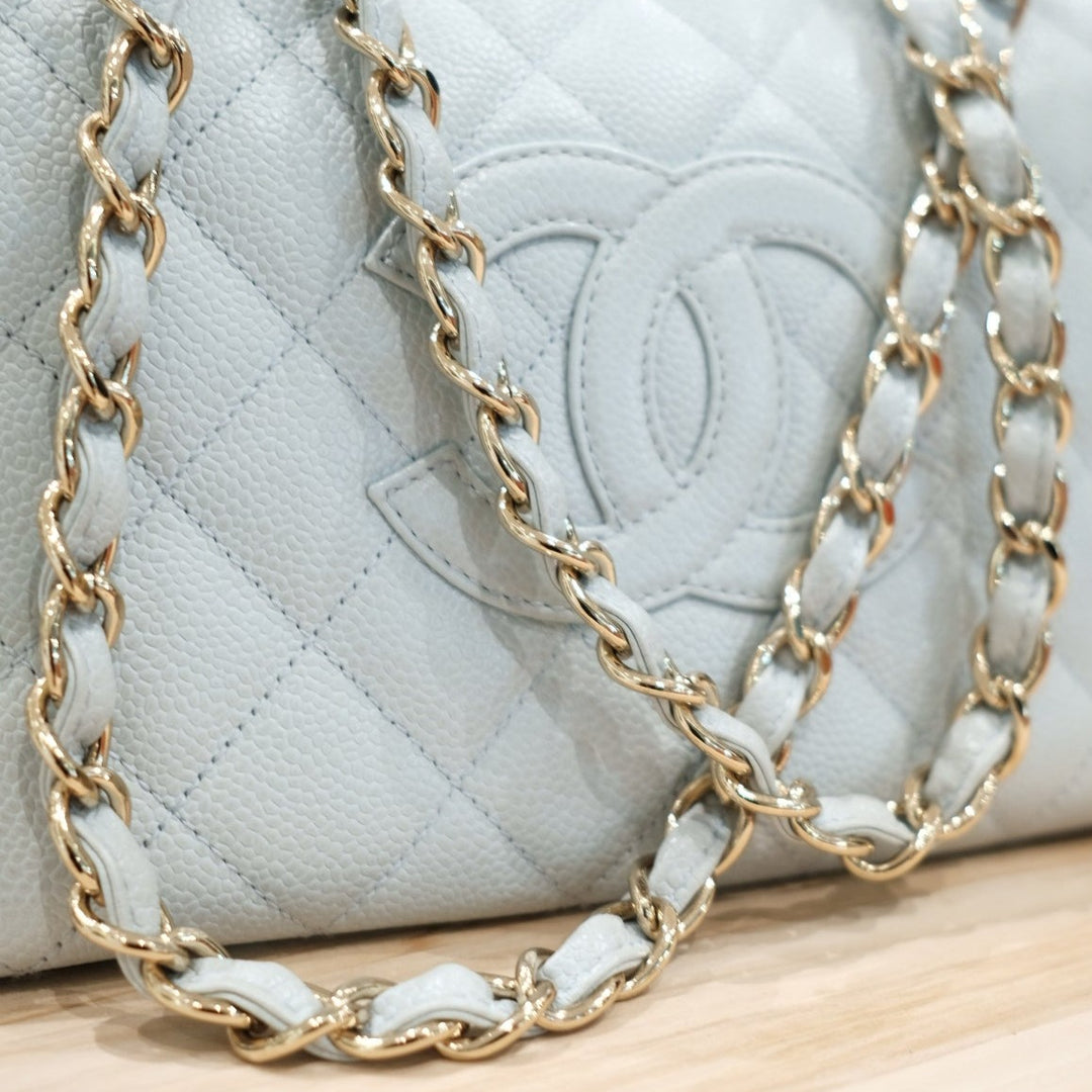 Chanel GST caviar leather tote bag