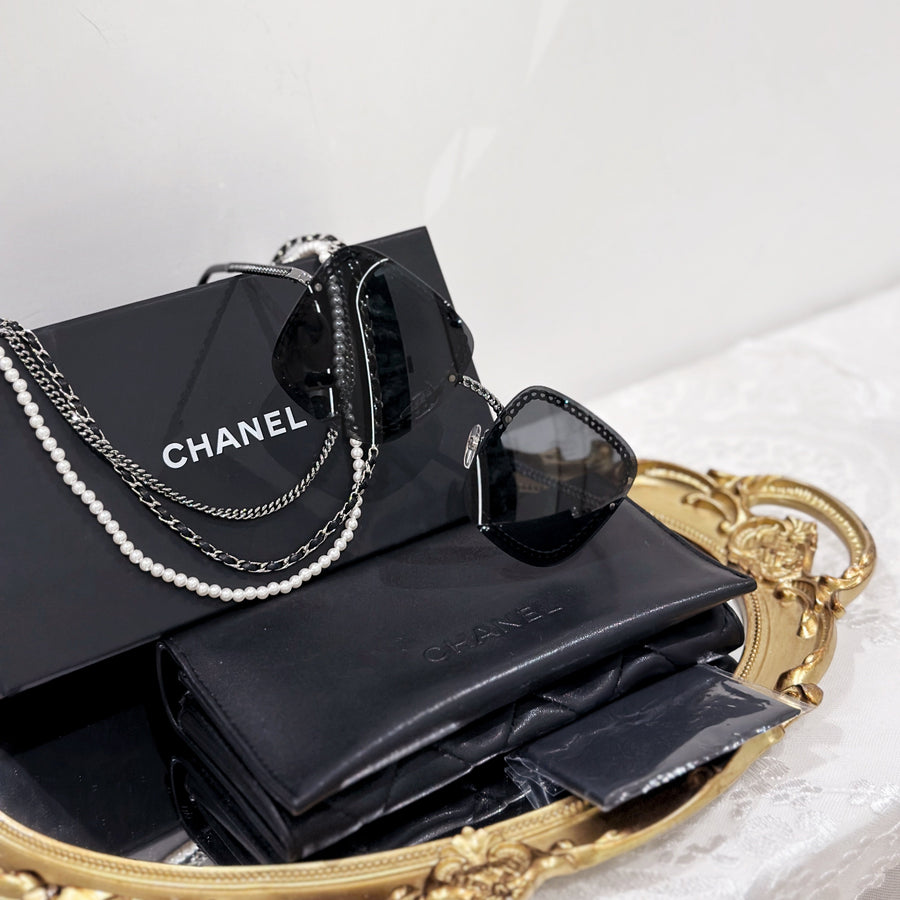 Chanel sunglasses with chains