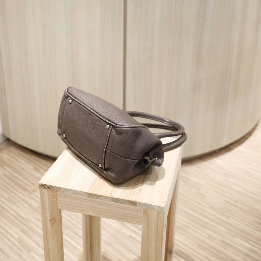 Chanel vintage brown papillon calfskin tassel handbag