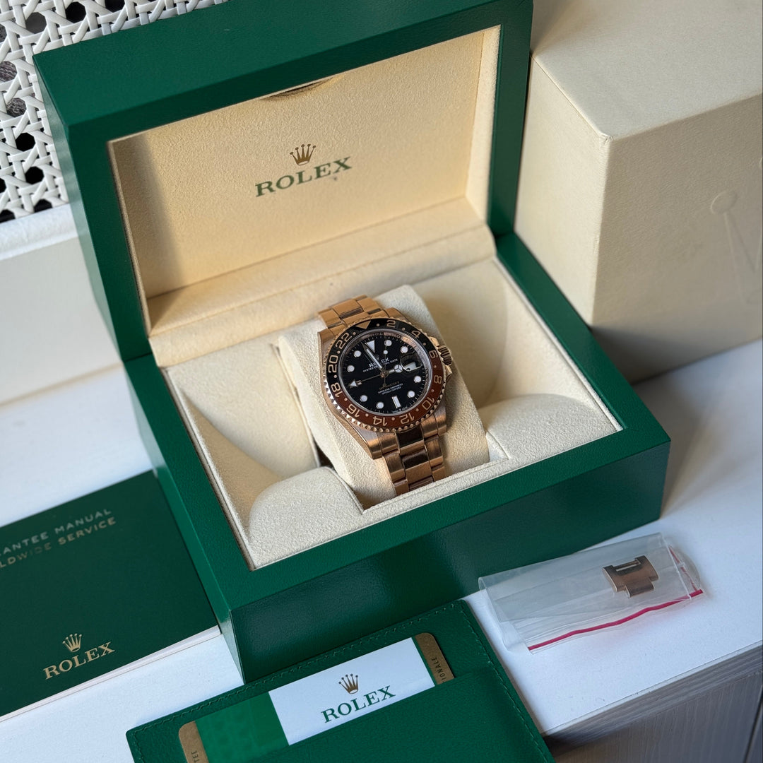 Rolex GMT-Master II 126715 CHNR 全玫瑰金沙士