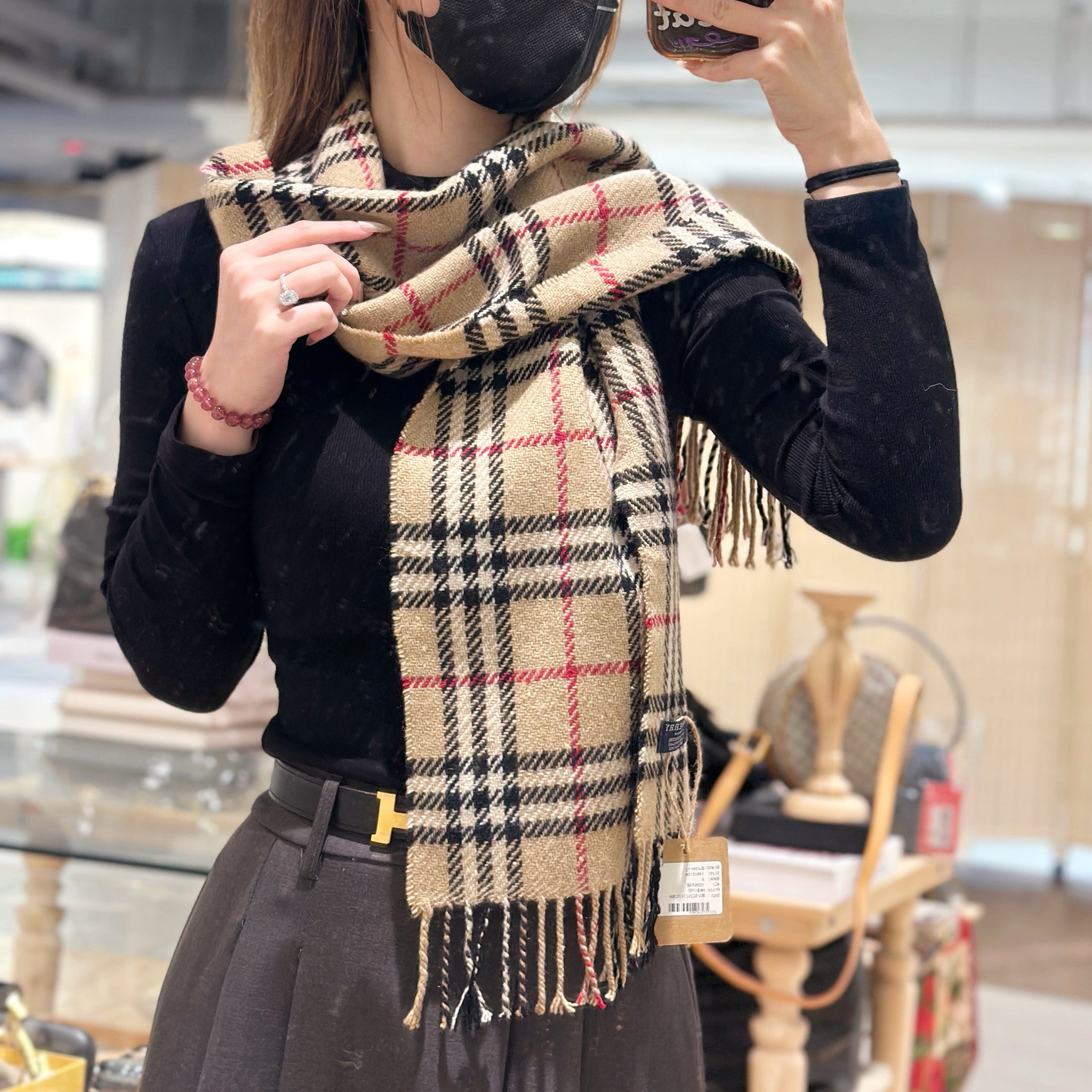 Burberry vintage scarf – Moka Vintage HK