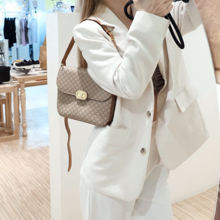 Celine vintage macadam 2way bag