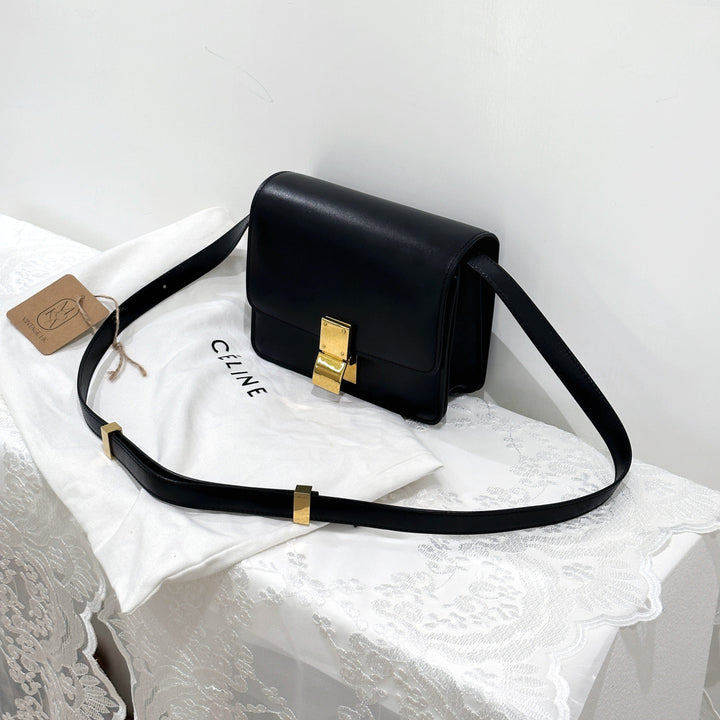 Celine classic box teen （black）