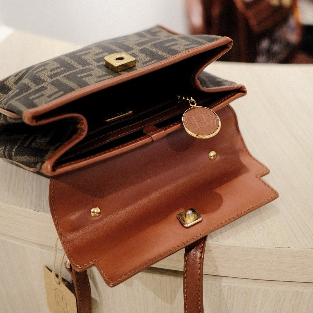 Fendi vintage kelly 2way bag