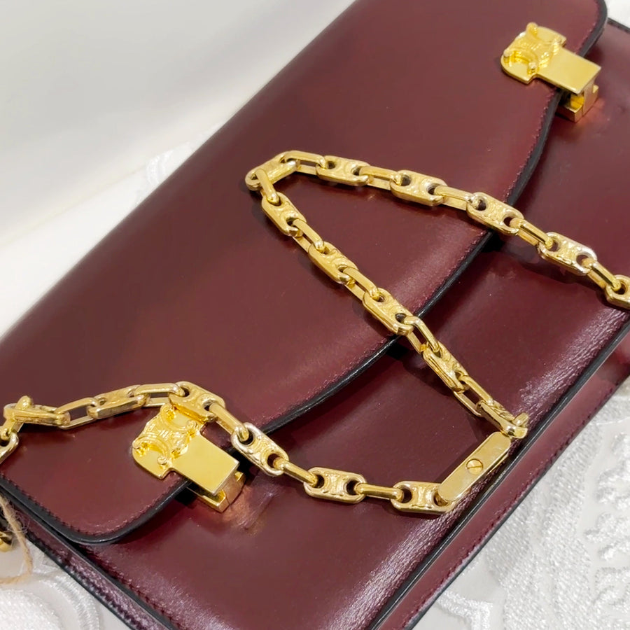 Celine vintage box chain bag