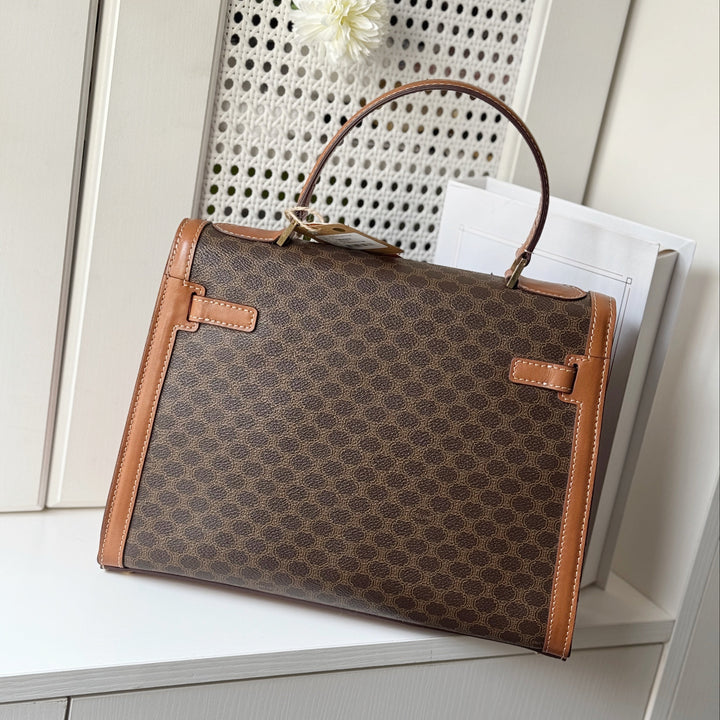 Celine vintage kelly handbag