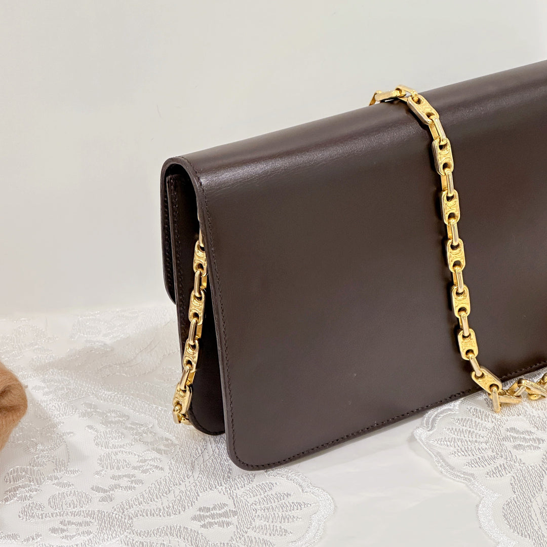 Celine vintage box chain bag