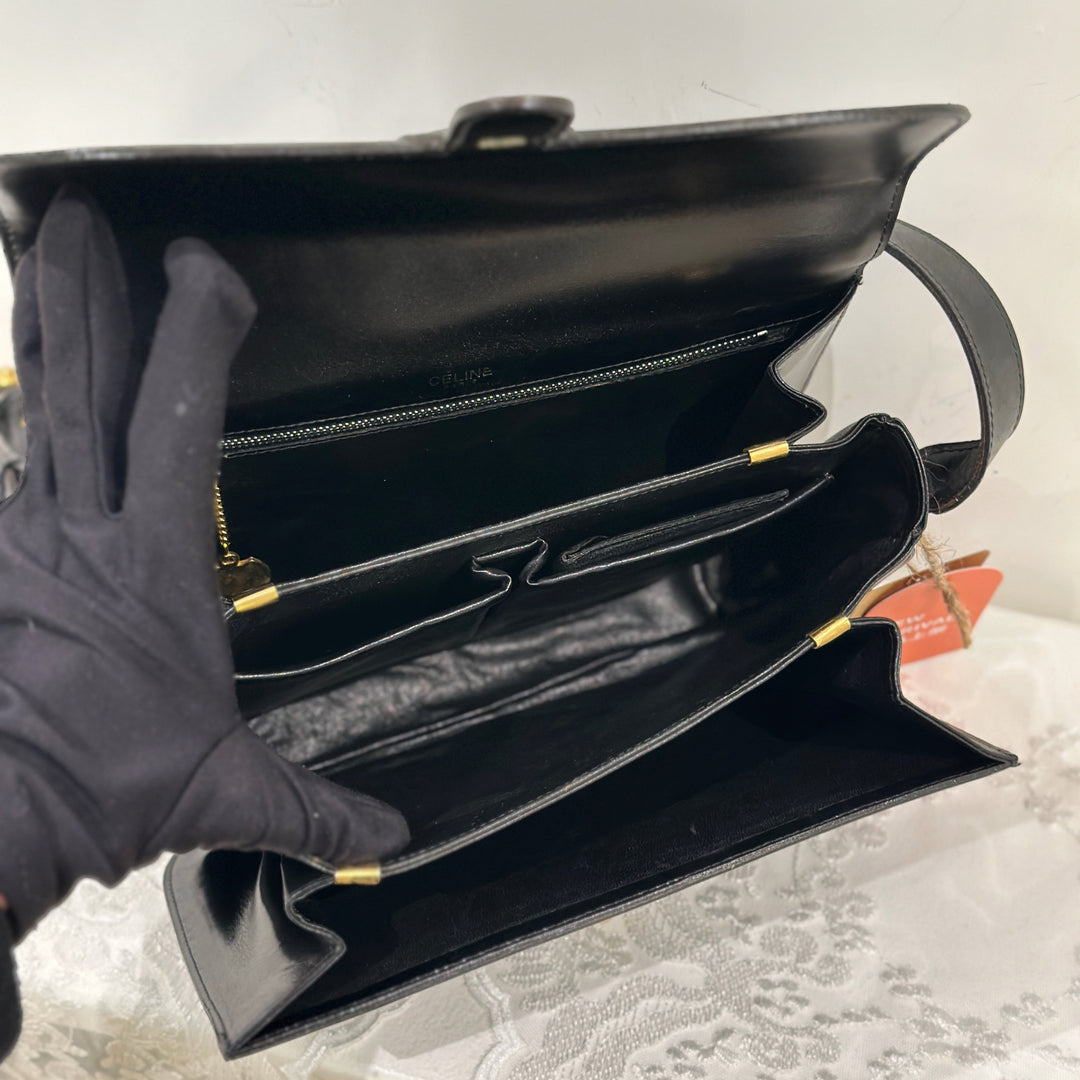 Celine vintage triomphe box bag