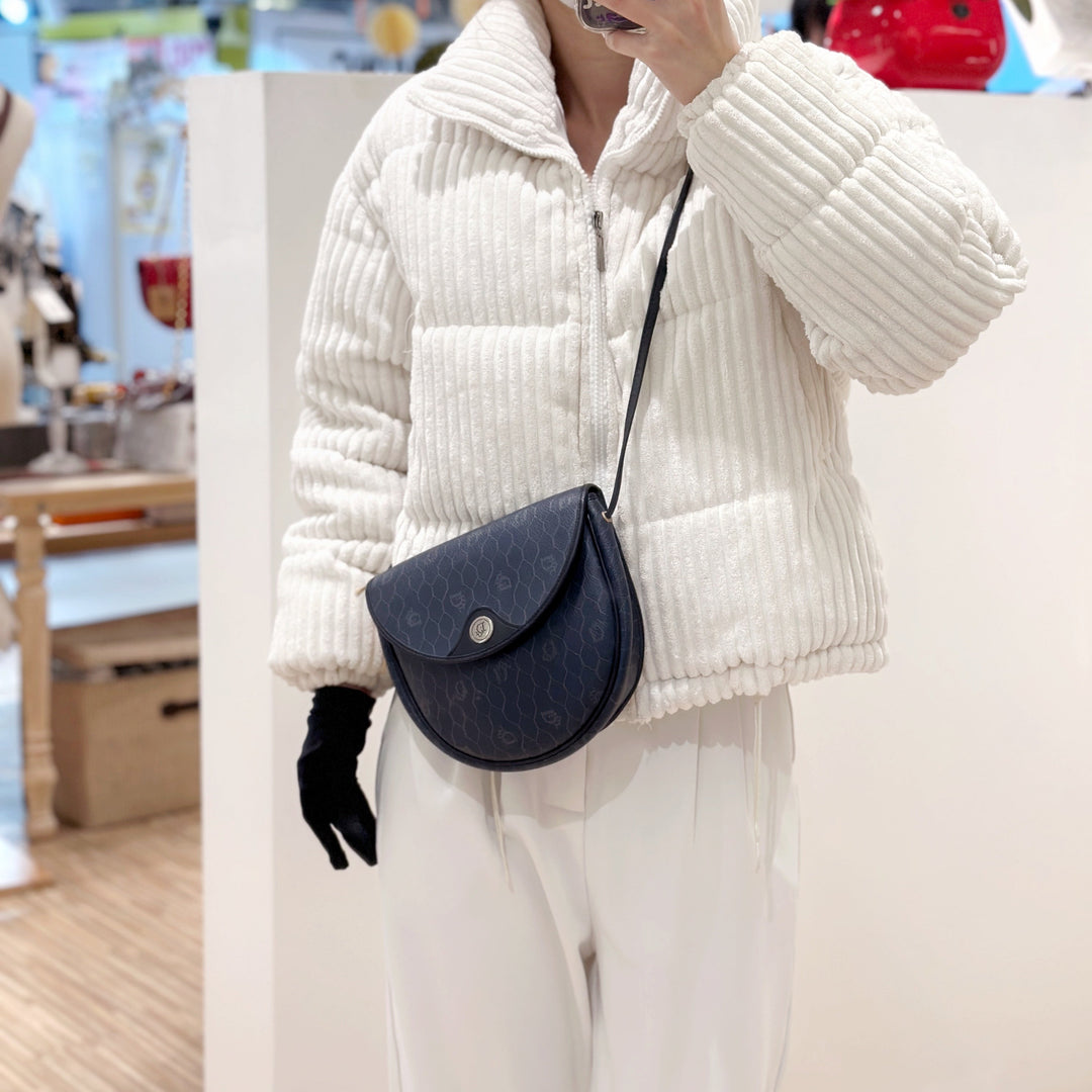 Dior monogram halfmoon bag