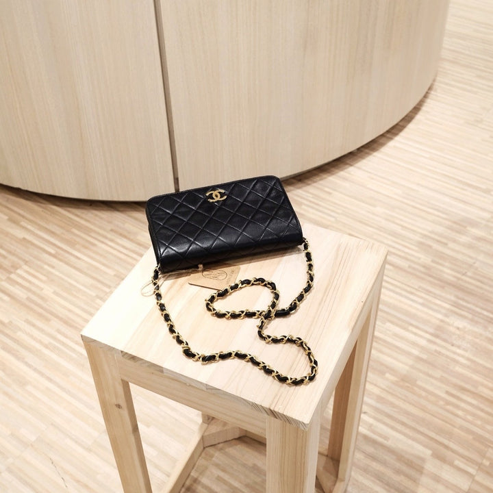 Chanel Vintage mini woc flap bag