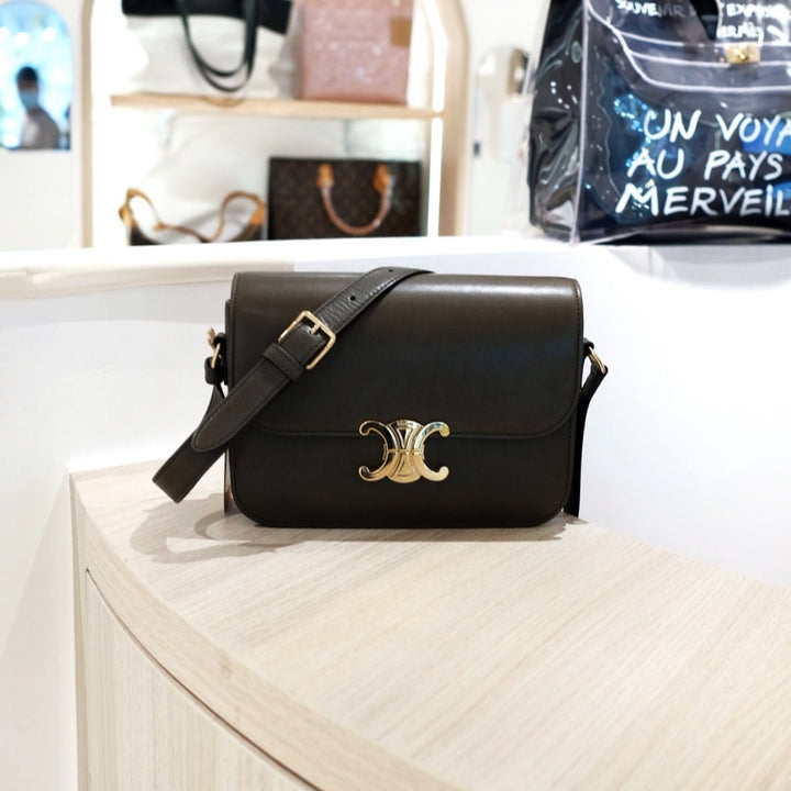 Celine triomphe medium shoulder bag