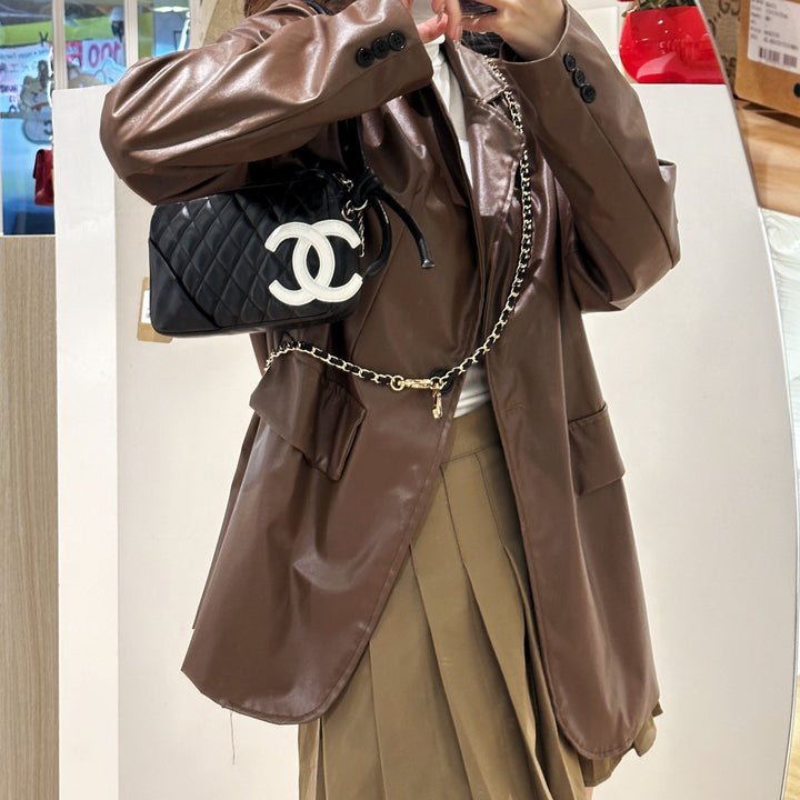 Chanel cambon small rectangle coco handbag