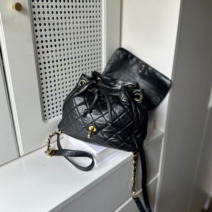 Chanel vintage CC mini backpack