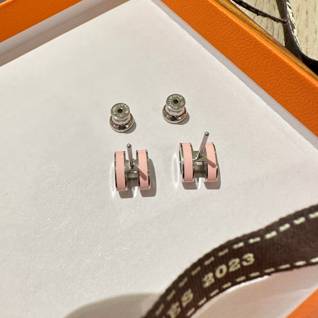 Hermes mini pop H earrings