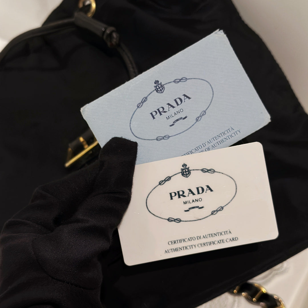 Prada vintage nylon backpack