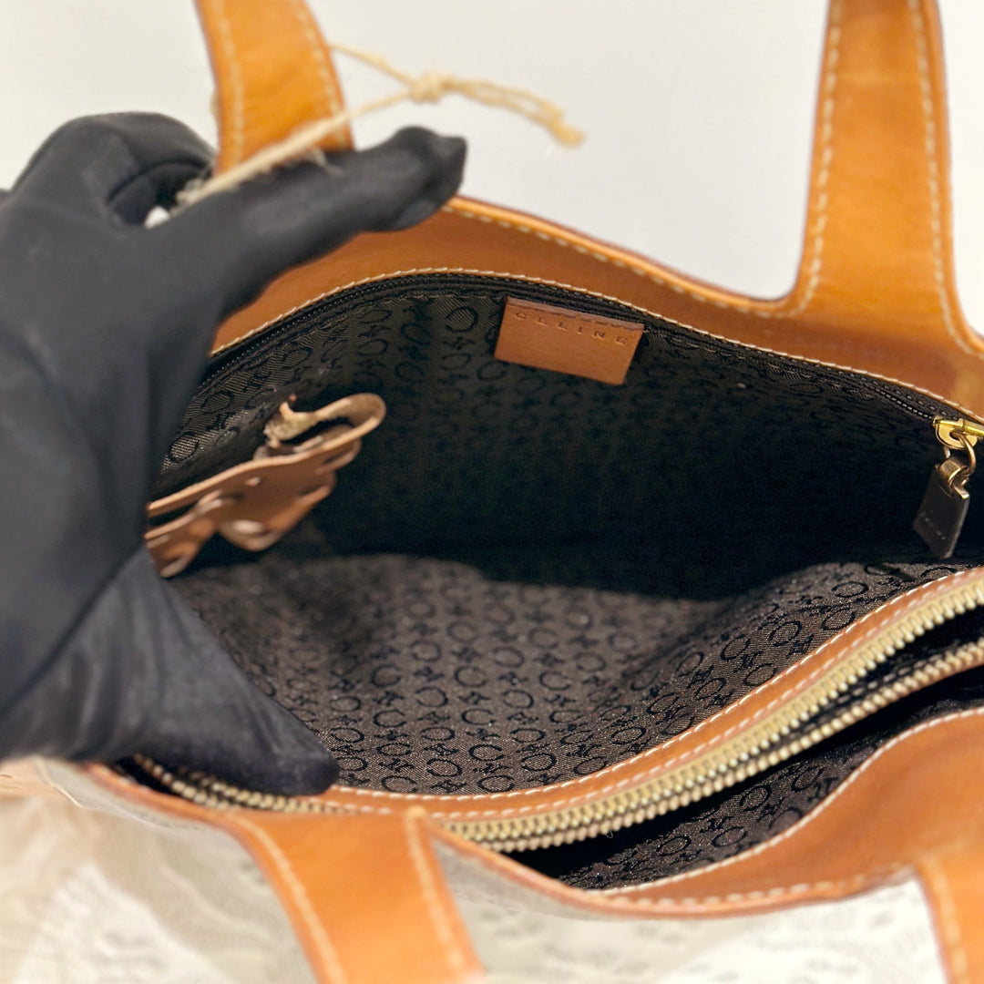 Celine vintage triomphe tote bag