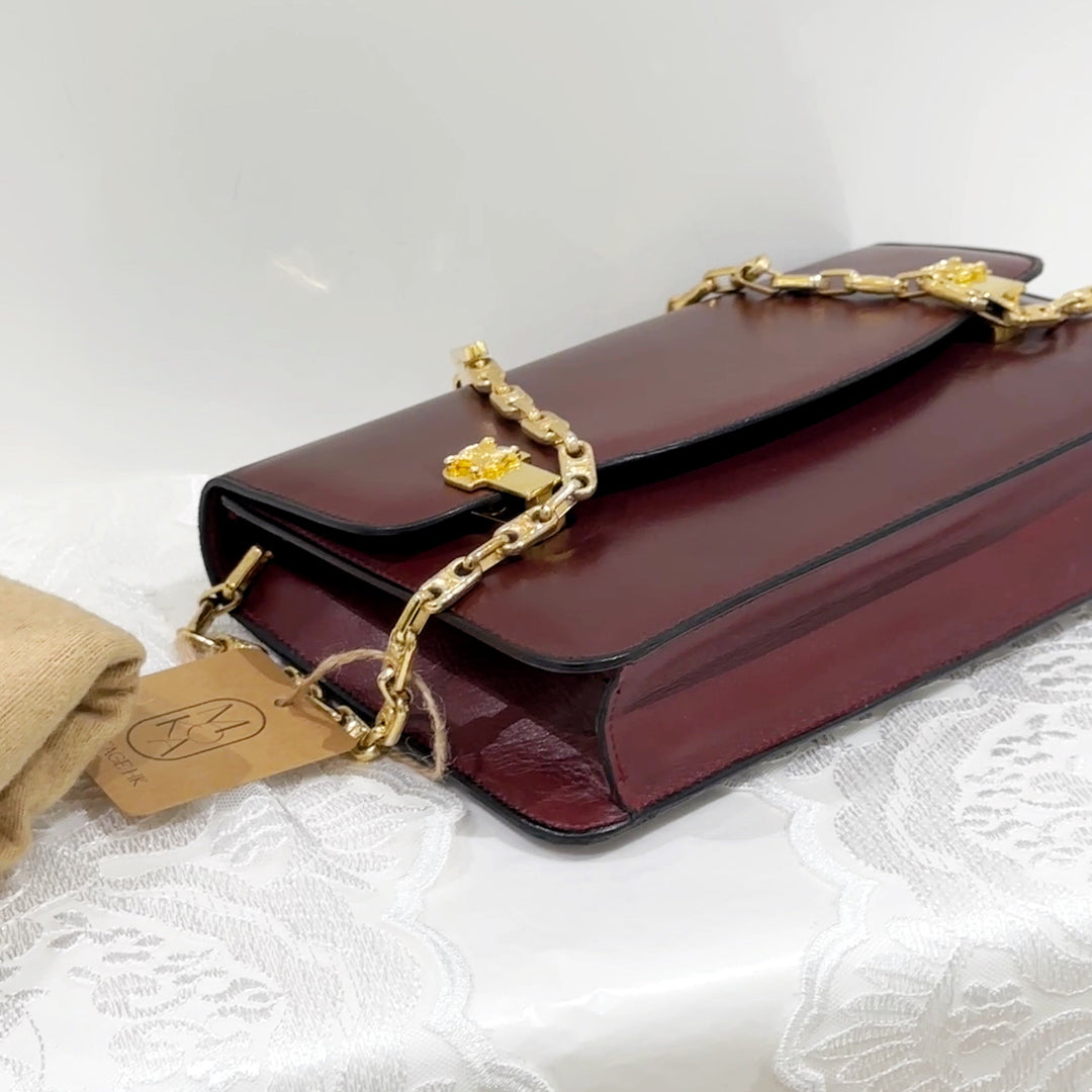 Celine vintage box chain bag