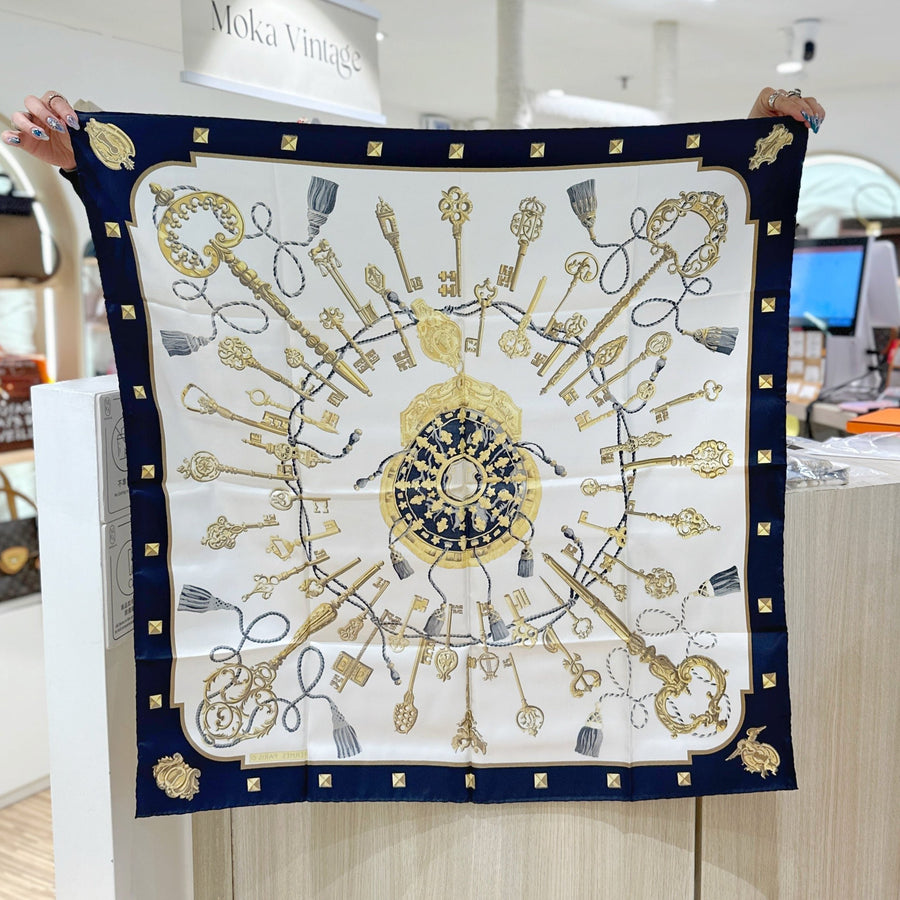 Hermes vintage silk scarf