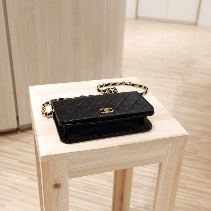 Chanel Vintage mini woc flap bag