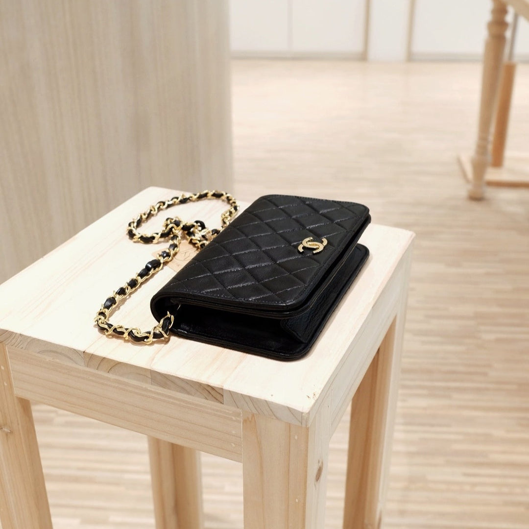 Chanel Vintage mini woc flap bag