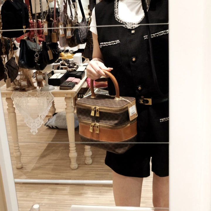 Celine vintage monogram bucket bag
