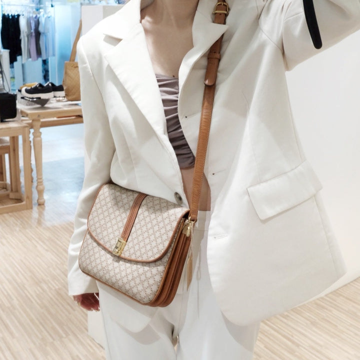 Celine vintage macadam crossbody bag