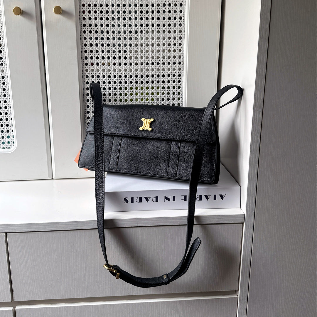 Celine vintage triomphe two way bag