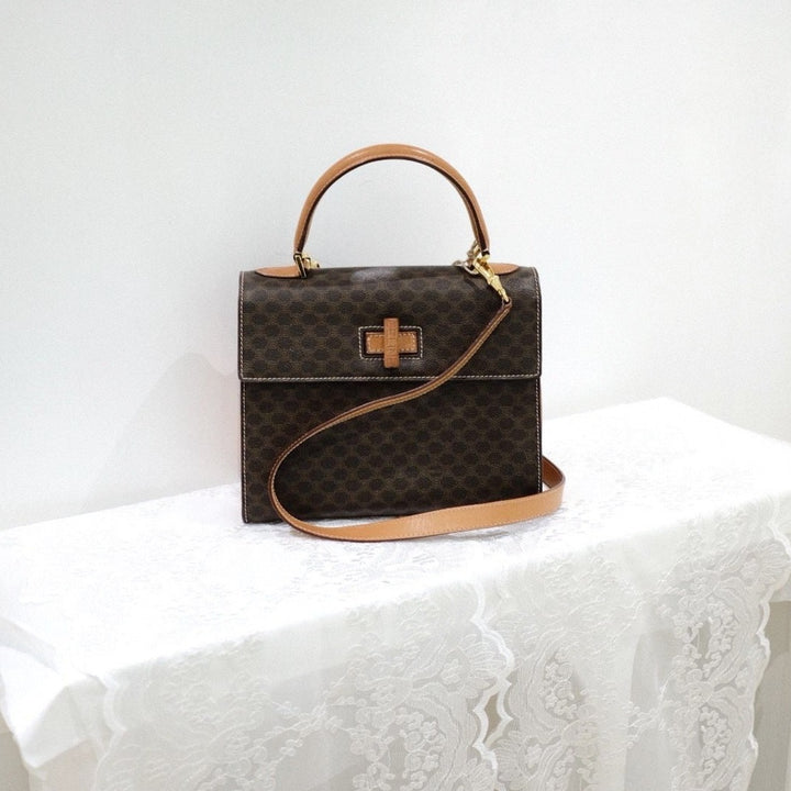 Celine vintage 2way kelly bag