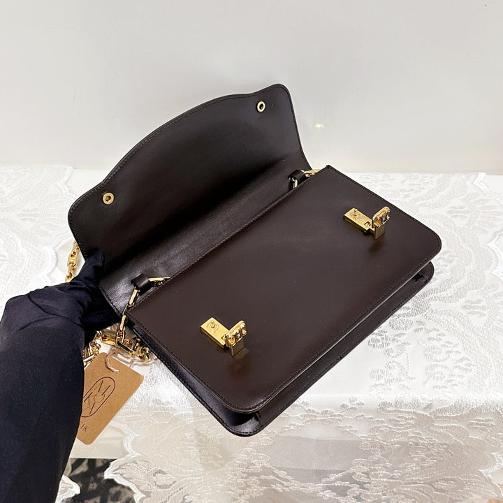 Celine vintage box chain bag
