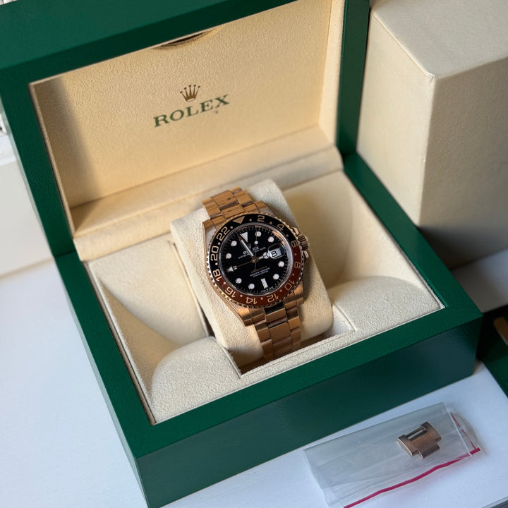 Rolex GMT-Master II 126715 CHNR 全玫瑰金沙士