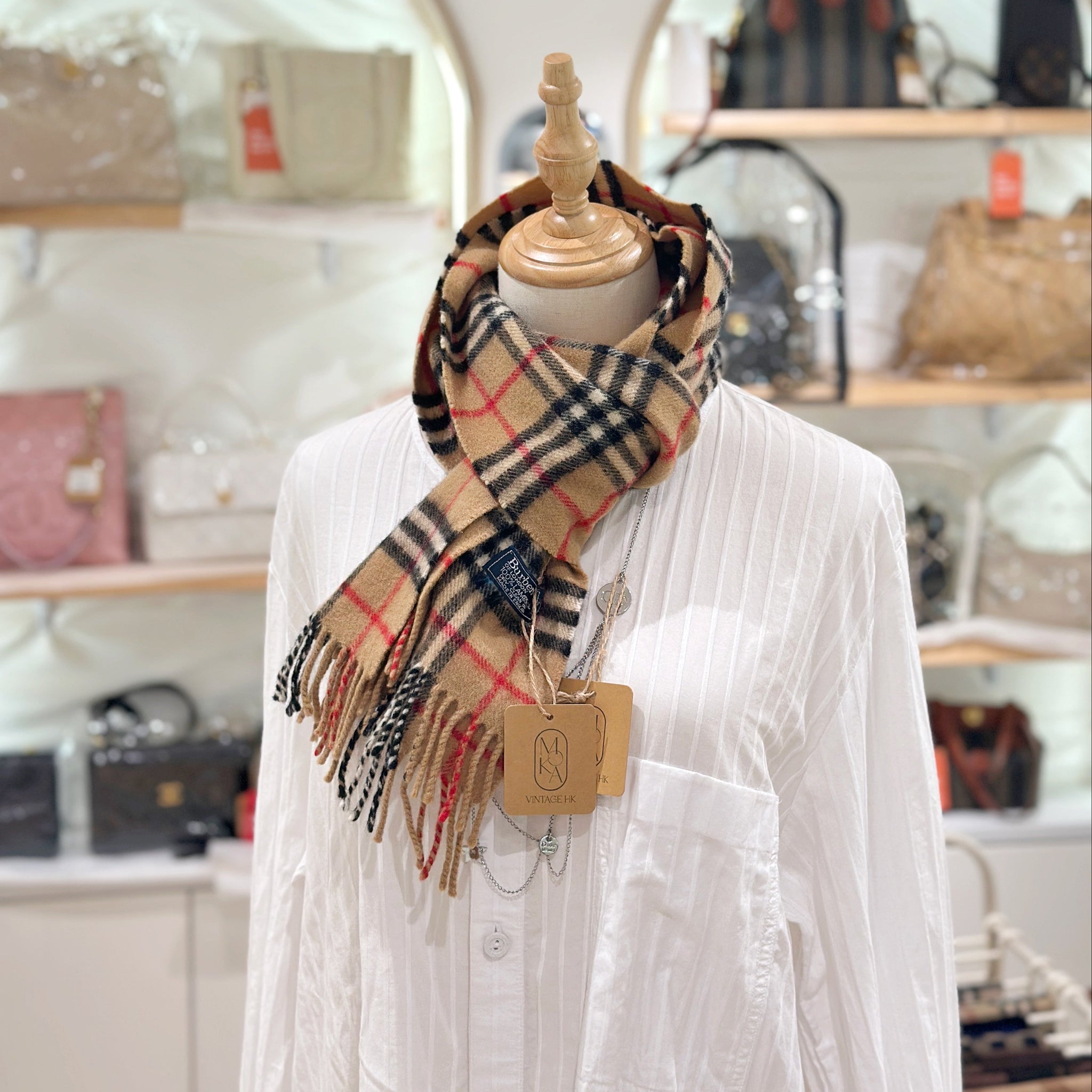 Burberry vintage scarf – Moka Vintage HK