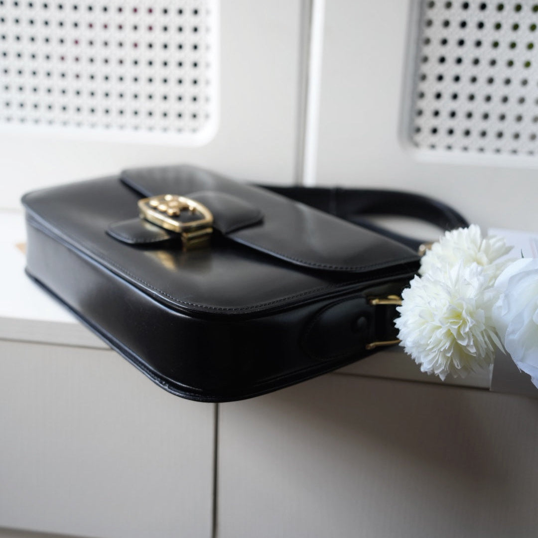 Celine vintage triomphe box bag