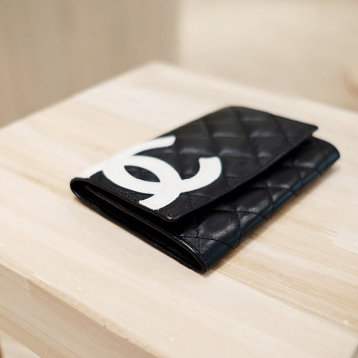 Chanel vintage cambon wallet+chain
