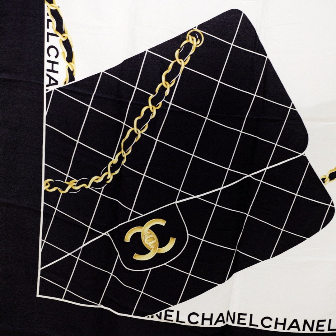 Chanel vintage silk scarf