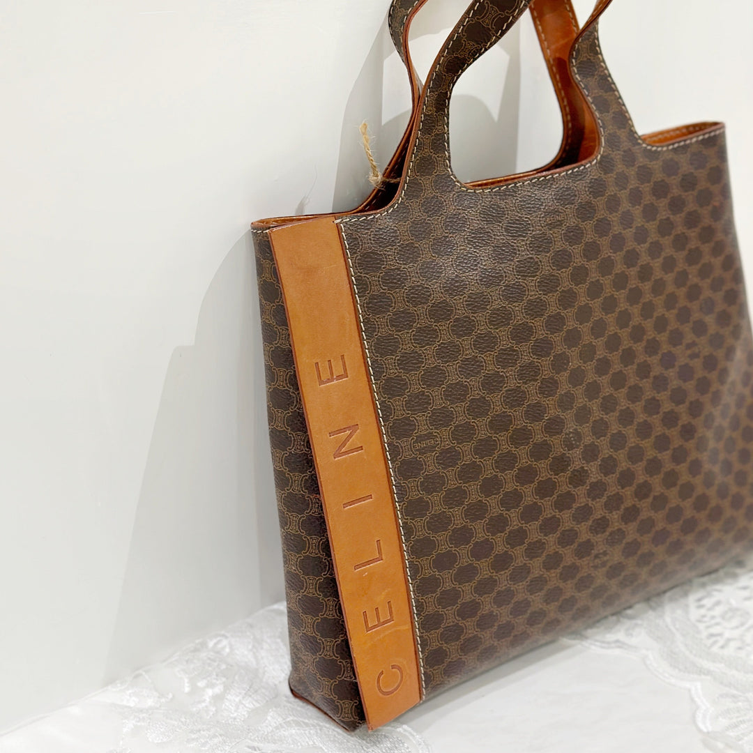 Celine vintage triomphe tote bag