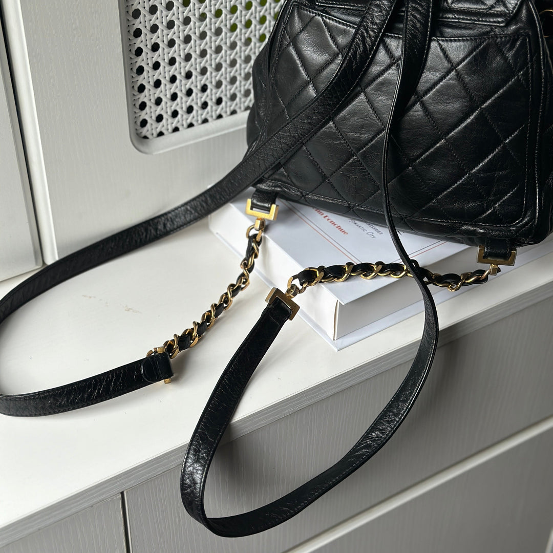 Chanel vintage CC mini backpack