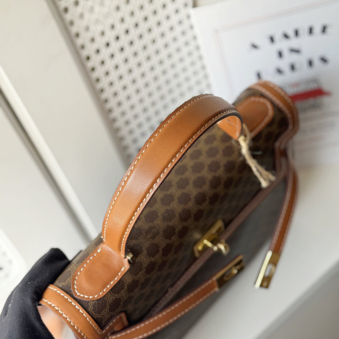 Celine vintage kelly handbag