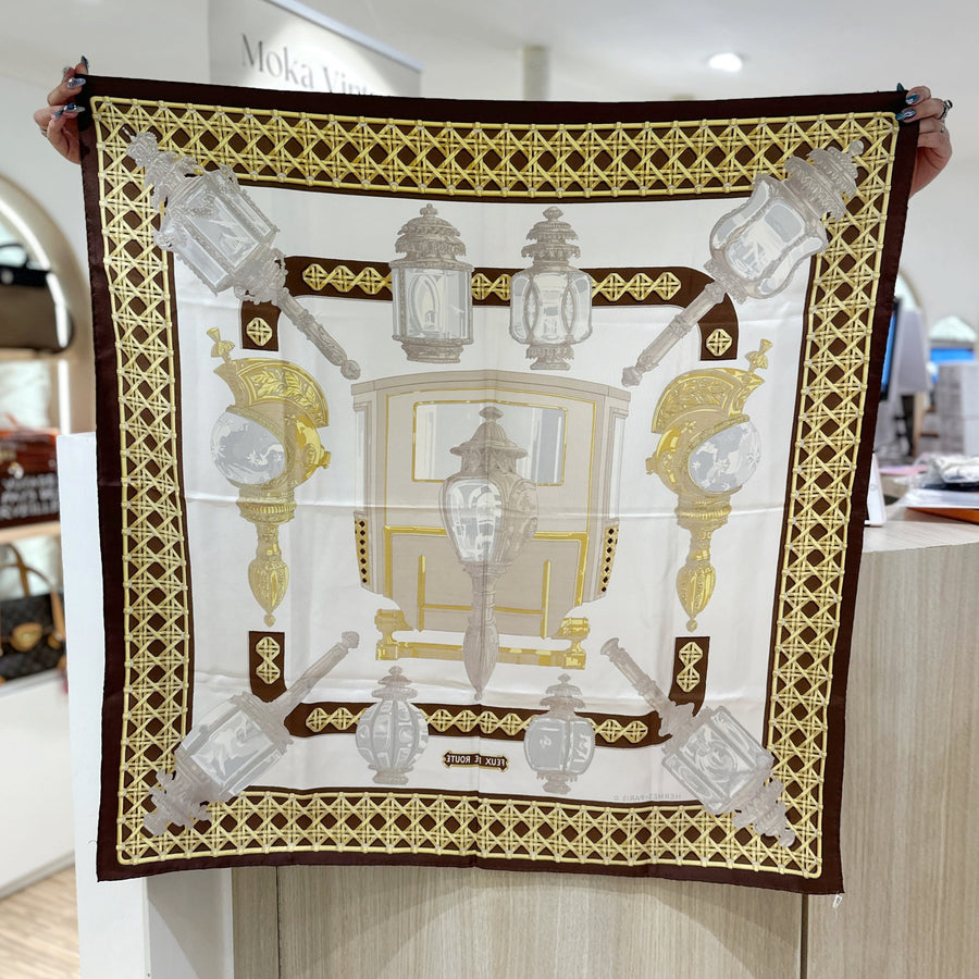 Hermes vintage silk scarf